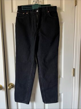 Levi's 550 Relaxed Fit Tapered Women’s Jeans - Black